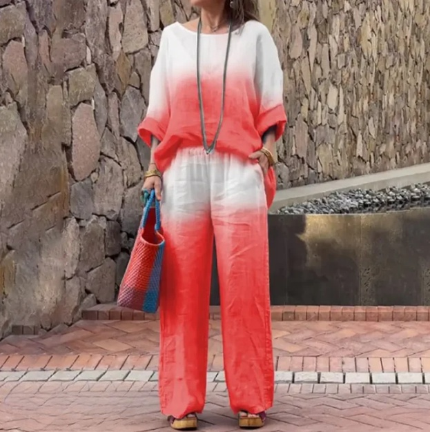 Rehaussez votre style avec l'ensemble en lin Maite pour femme !