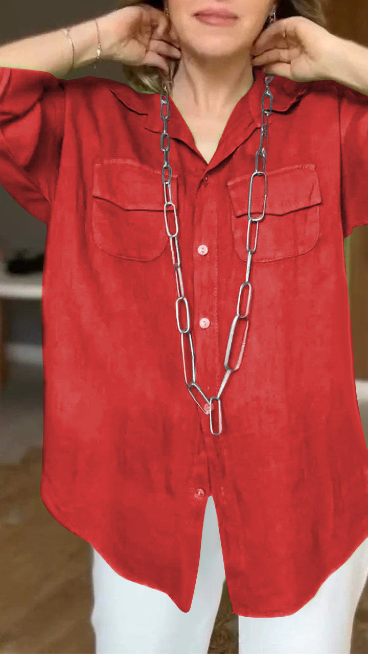 Chemise confortable à manches - Colette