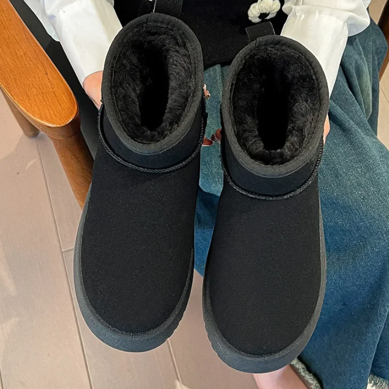 Élodie - Bottes d'hiver rembourrées à bout rond