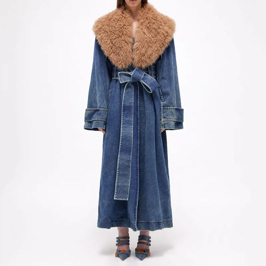 Danella - Trench en Jean Tendance pour Femme