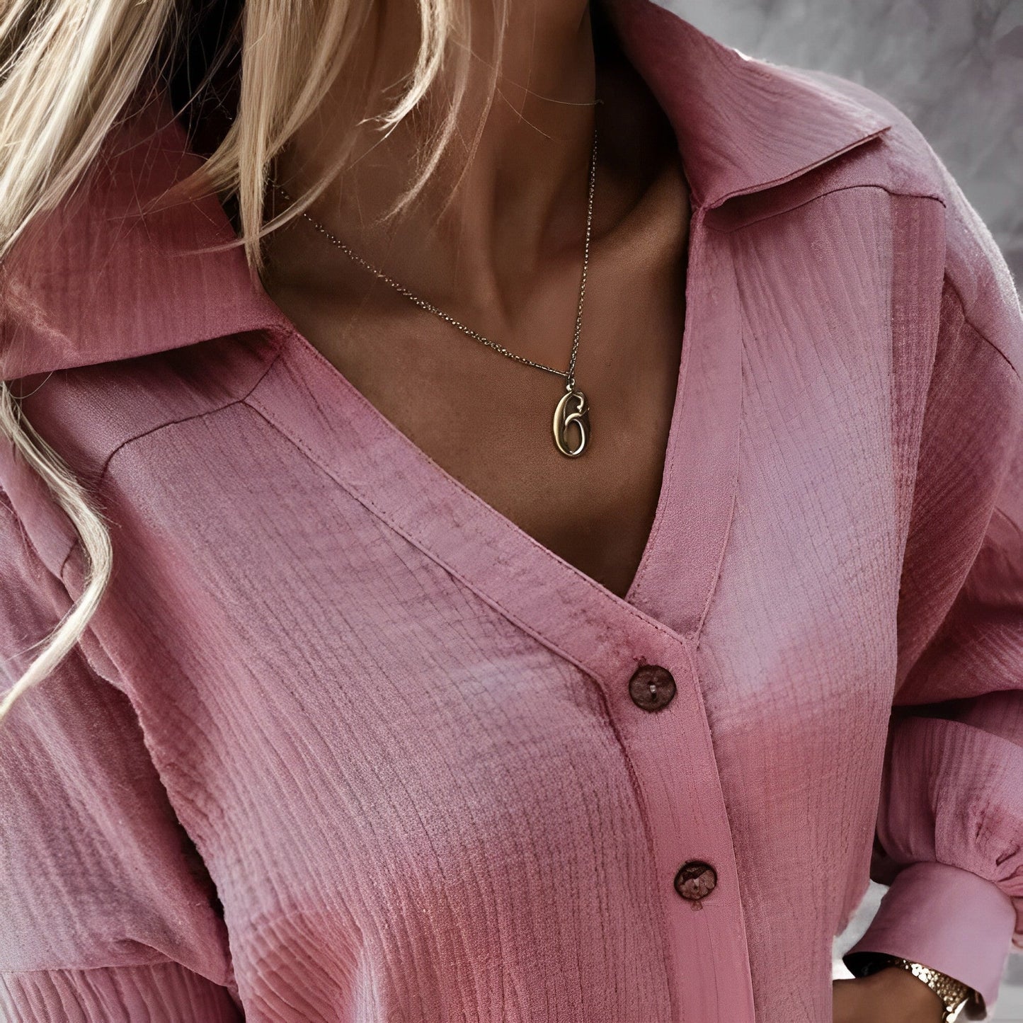 Isabelle - Blouse à Manches Longues Style Européen pour Femmes