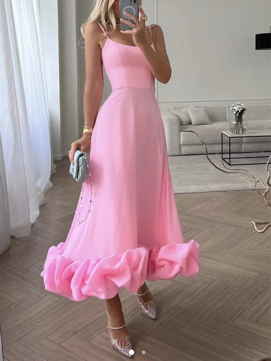 Martine - Robe Midi Bustier Vintage Élégante