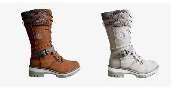 Des bottes confortables et chaudes pour l'automne pour une promenade en ville