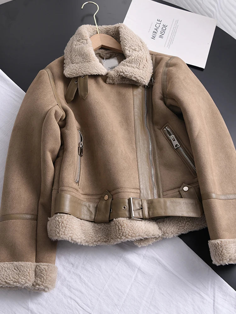 Veste d'hiver en daim - Cenerentola