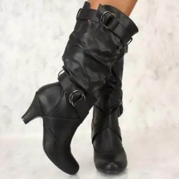 Bottes à talons mi-hauts - Phlipote