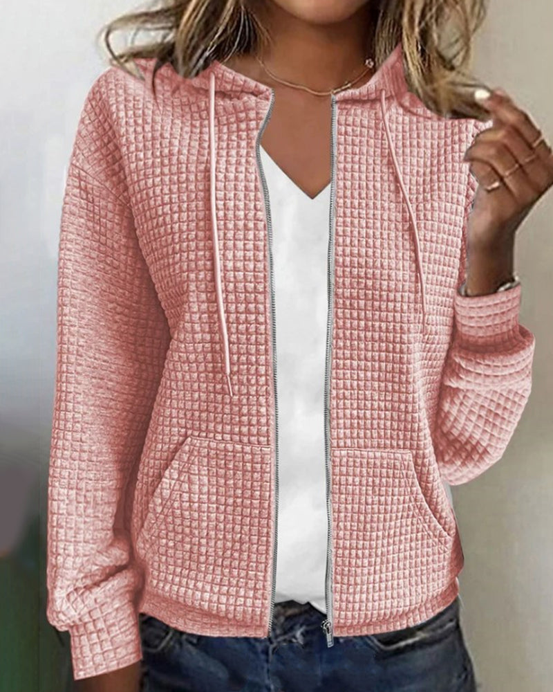 Duana | Cardigan à capuche zippé pour femmes