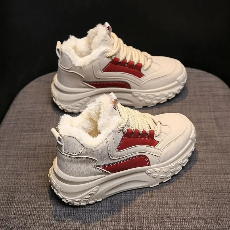 Elise - Chaussures D'Hiver Coupe-Vent À Bout Rond Pour Femmes