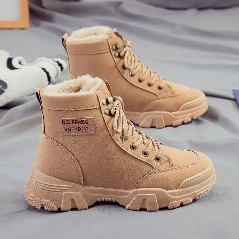 Amber - Chaussures D'Hiver À Semelles Épaisses Et Hautes Pour Dames