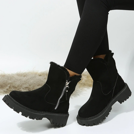 Sophie - Bottes d'hiver légères et rembourrées avec semelle souple