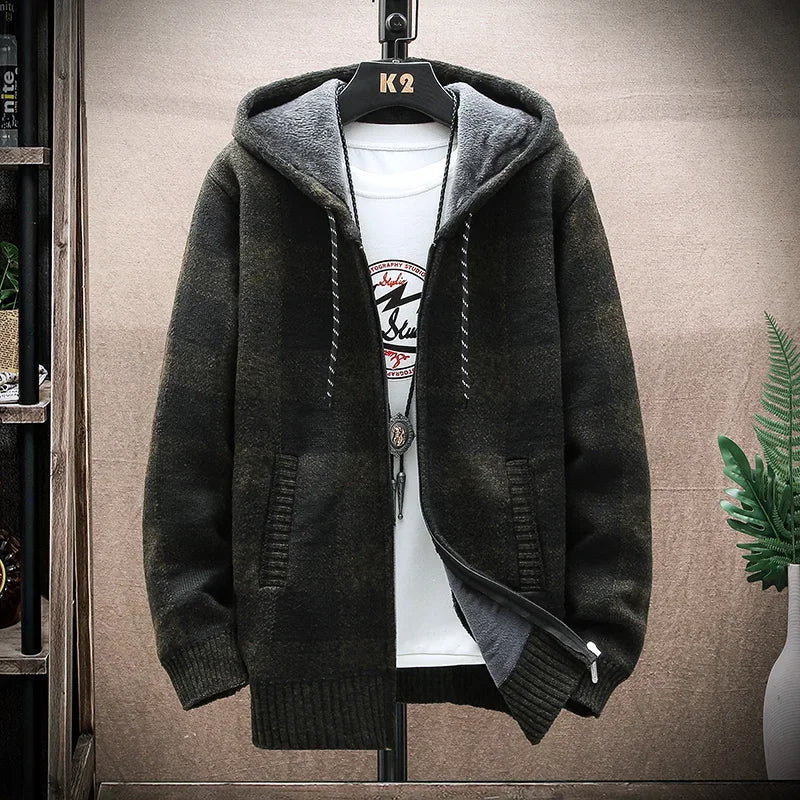 "Veste à Carreaux Élégante pour un Style Tendance "