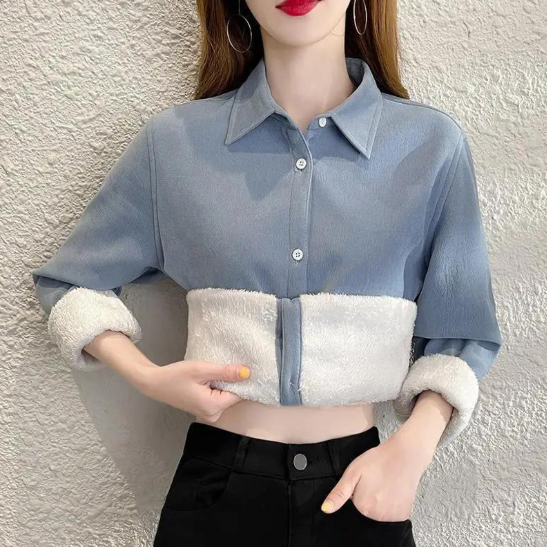 Klara - Blouse Élégante en Fleece pour Femmes
