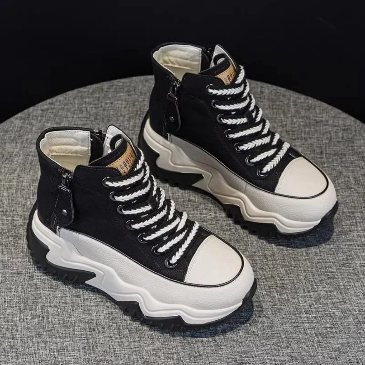 Flore - Chaussures D'Hiver À Semelle Souple Et À Fermeture Éclair Pour Dames