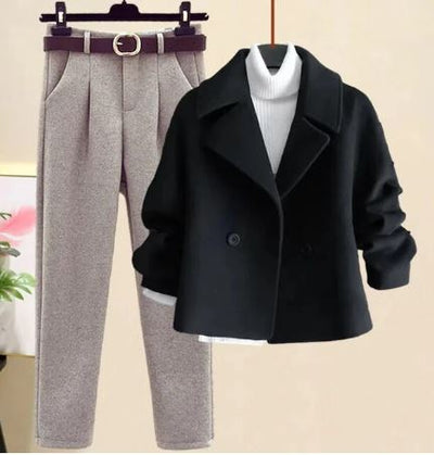 Ensemble hiver trois pièces : Style et confort par temps froid