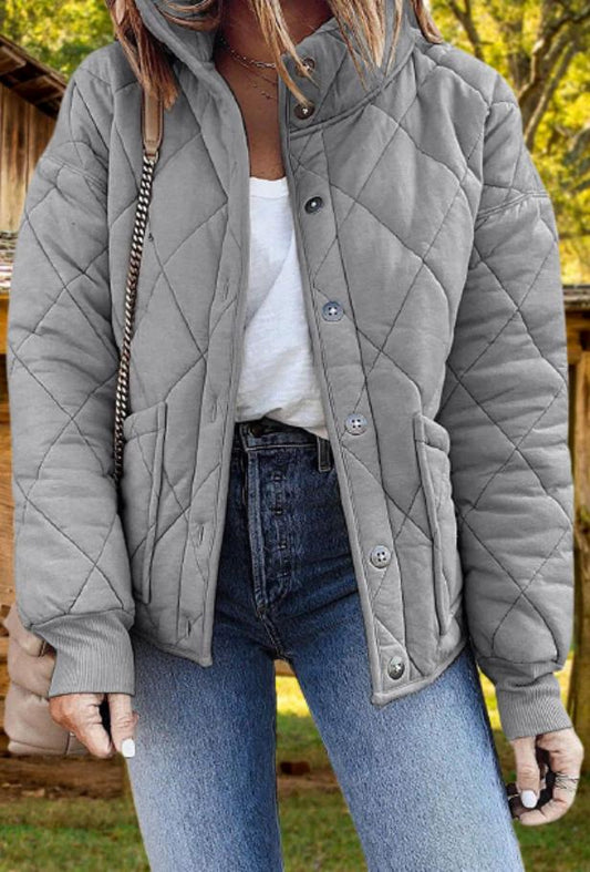 Veste matelassée en coton élégante - Doralynn