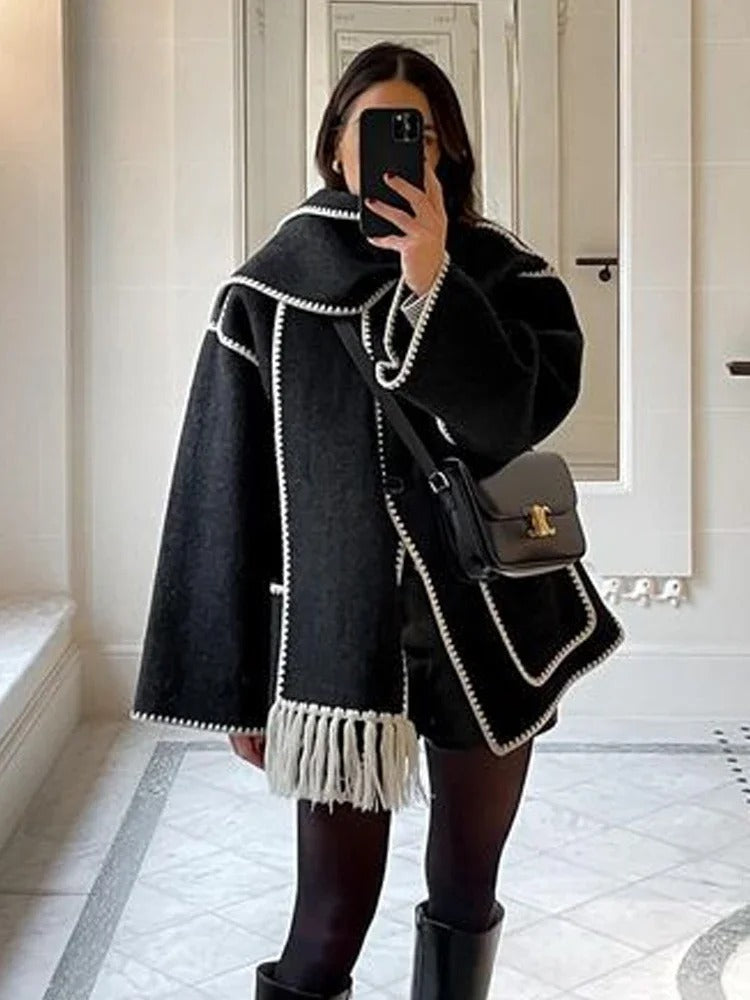 Élodie Lavin | Manteau en laine élégant
