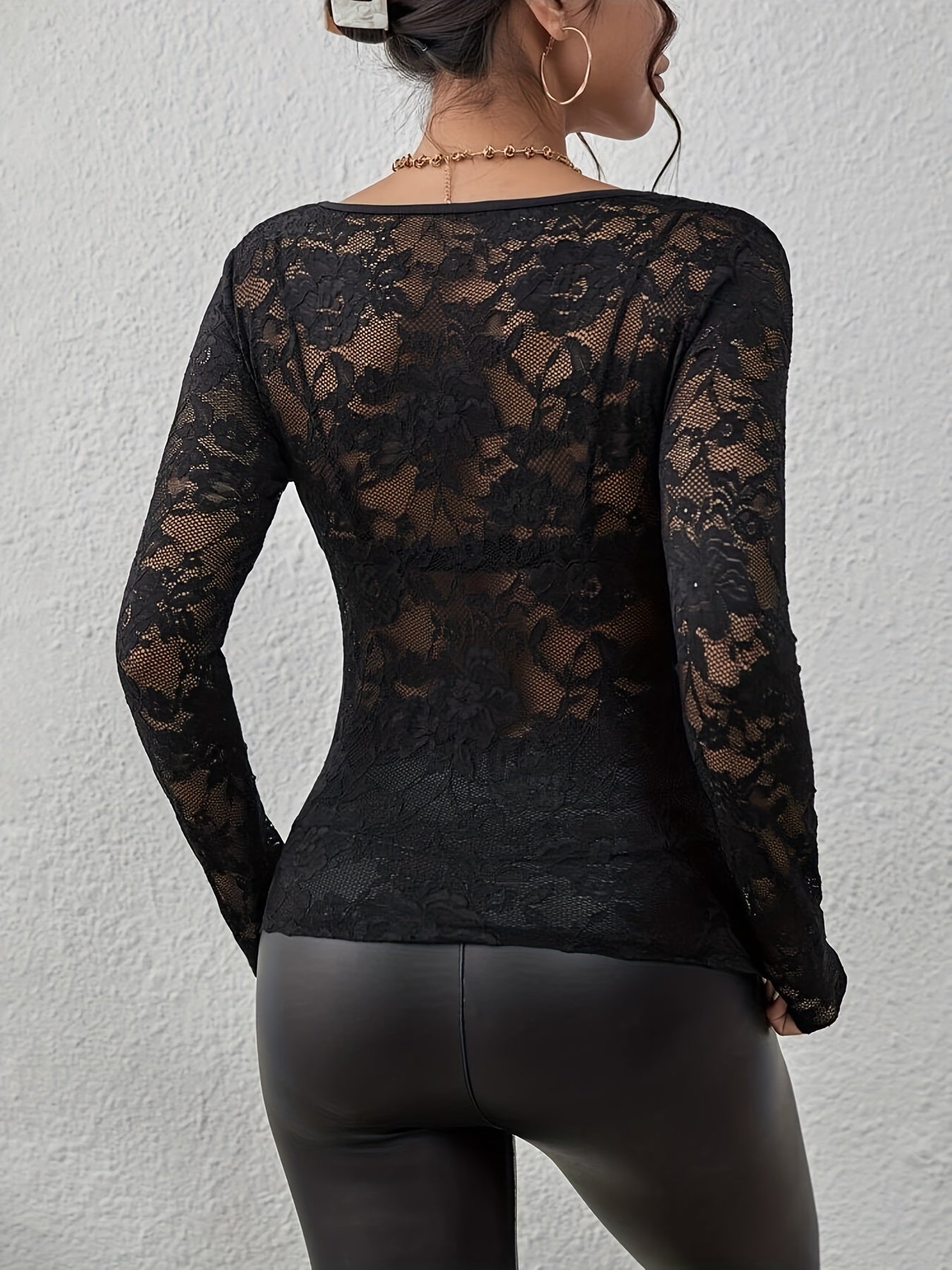 Alina - Haut élégant en dentelle pour femme
