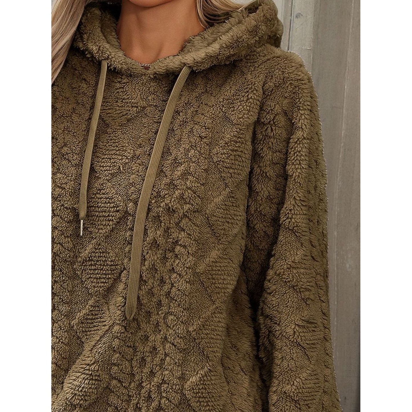 Mila - Sweat à Capuche en Tissu Doux avec Manches Longues et Cordon pour Femme