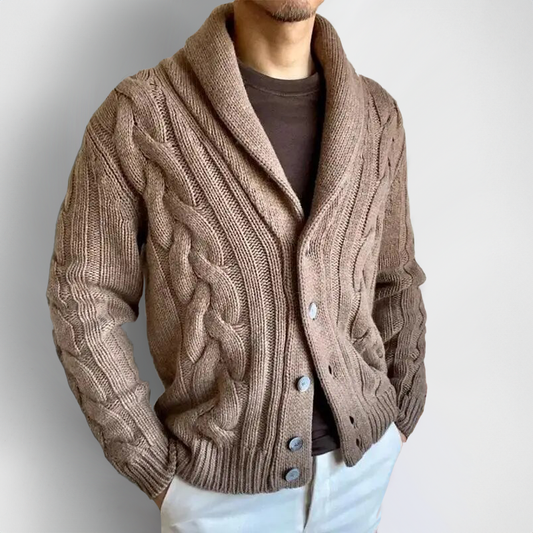 Cardigan homme à col insolite : La combinaison parfaite de style