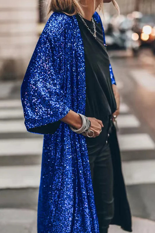 Amélie - Veste Avec Gilet À Paillettes Brillant