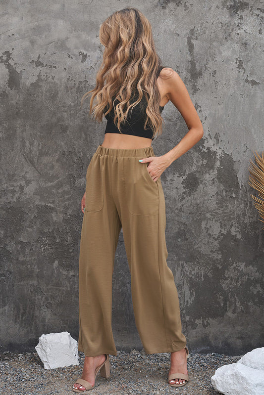 Pantalon palazzo taille haute - Chassie