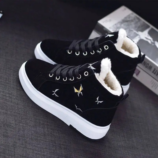 Lucille - Chaussures hautes d'hiver imprimées pour femmes