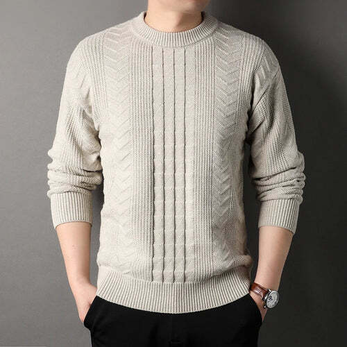 Pull classique pour homme : chaleur et confort au quotidien