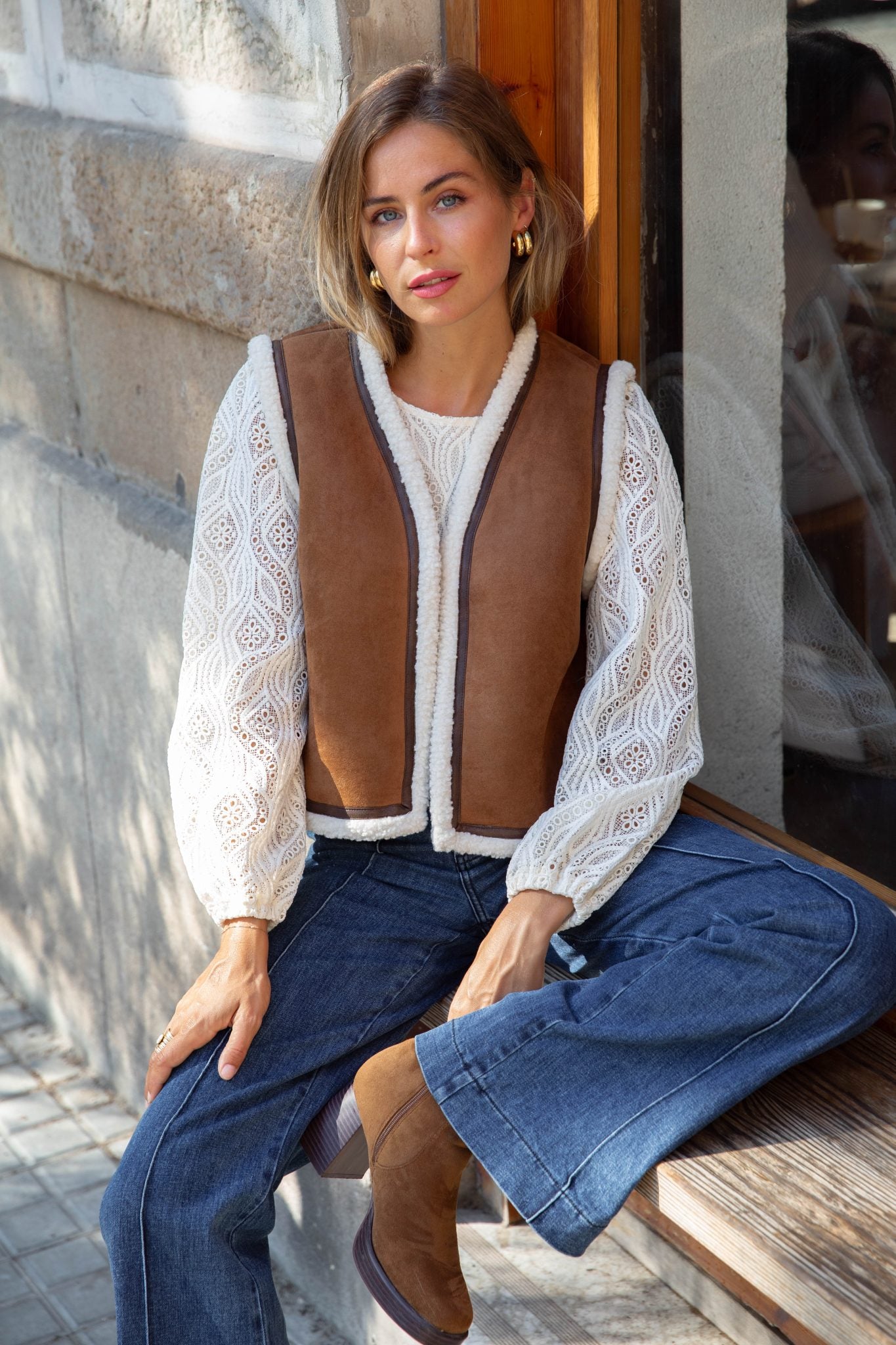 Gilet sans manches élégant pour un look polyvalent