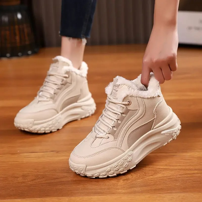 Eva - Chaussures D'Hiver Souples À Bout Rond Pour Femmes