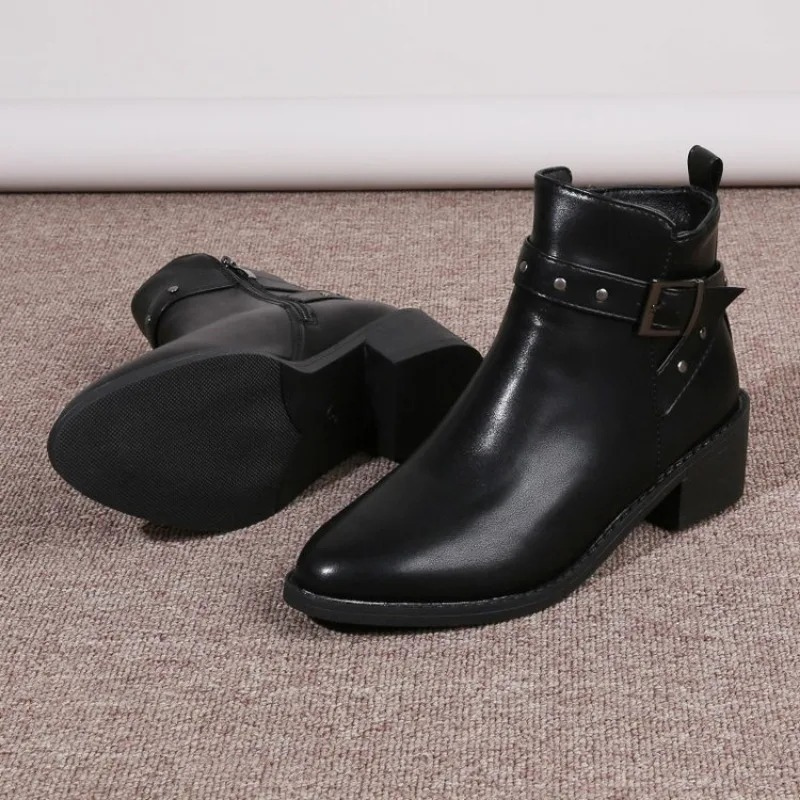 Bottines d'hiver à boucle - Vellia