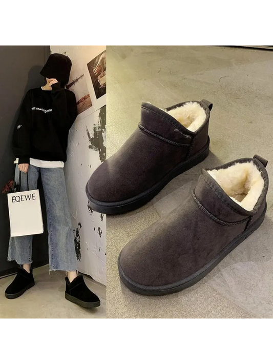 Lucille - Bottes basses d'hiver rembourrées