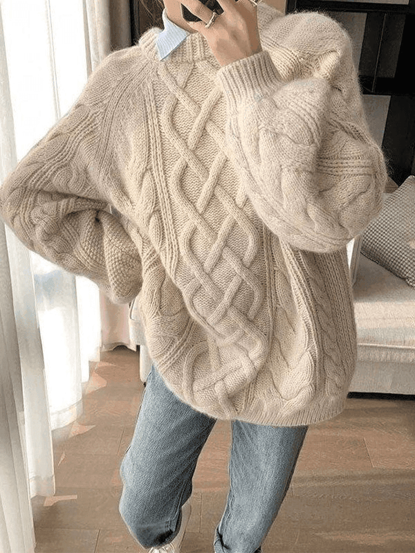 Pull en tricot douillet pour les journées froides