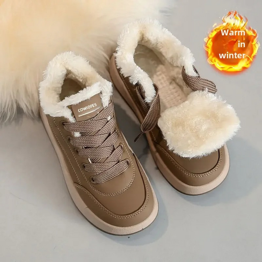 Isabelle - Chaussures D'Hiver Légères En Fourrure Pour Dames