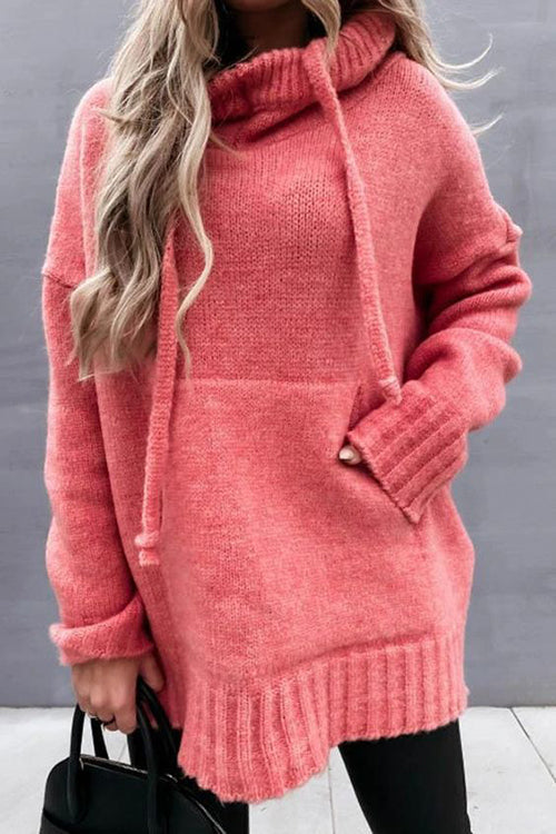 Sophie - Pull avec capuche et poches originales pour femme