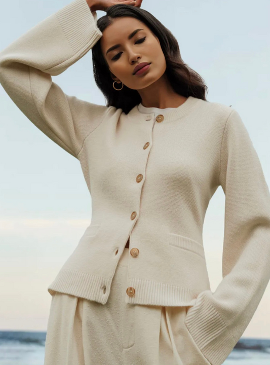 Alma - cardigan doux à boutons