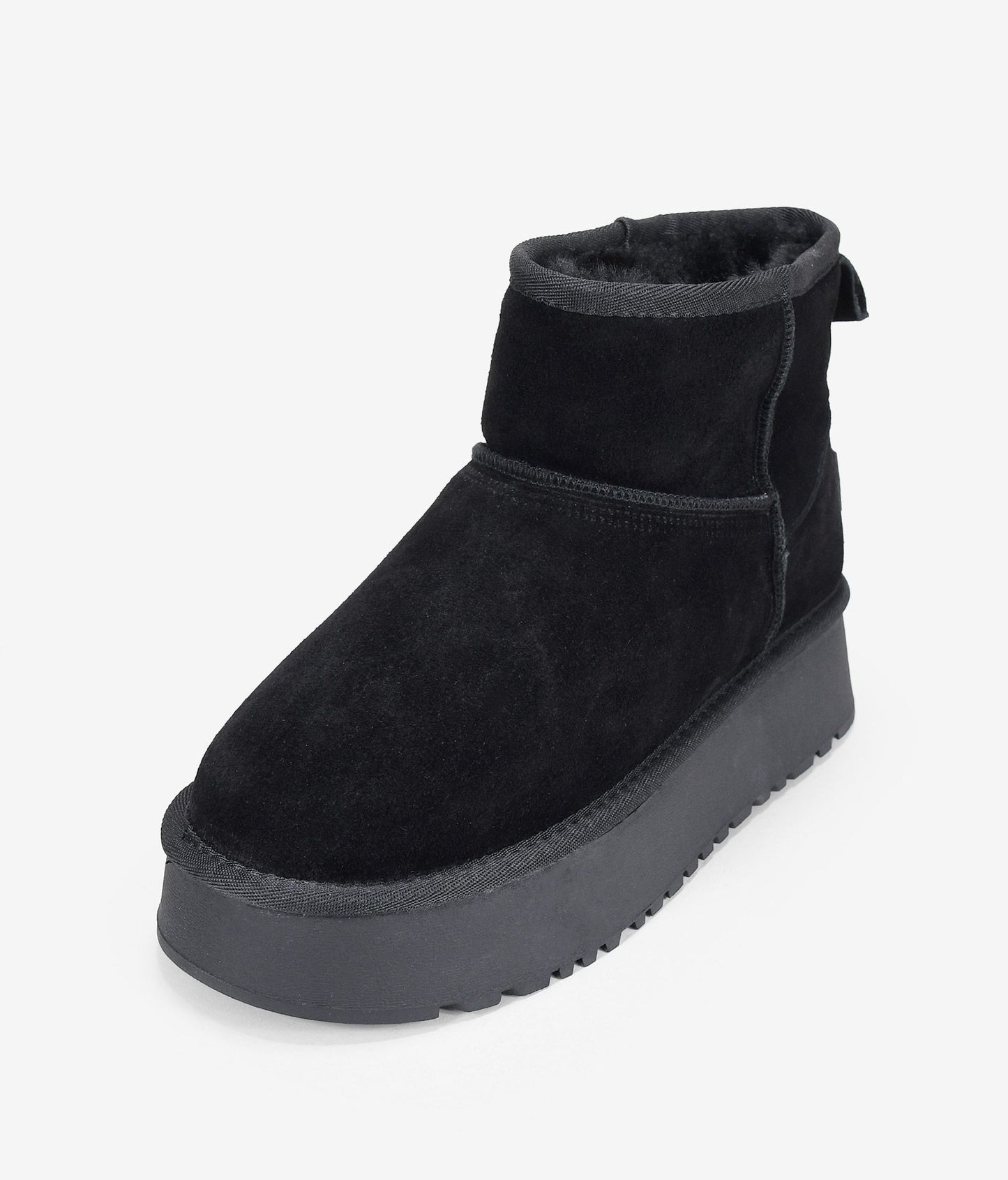 Boots d'hiver pour femme avec plateforme, confortables et stylées