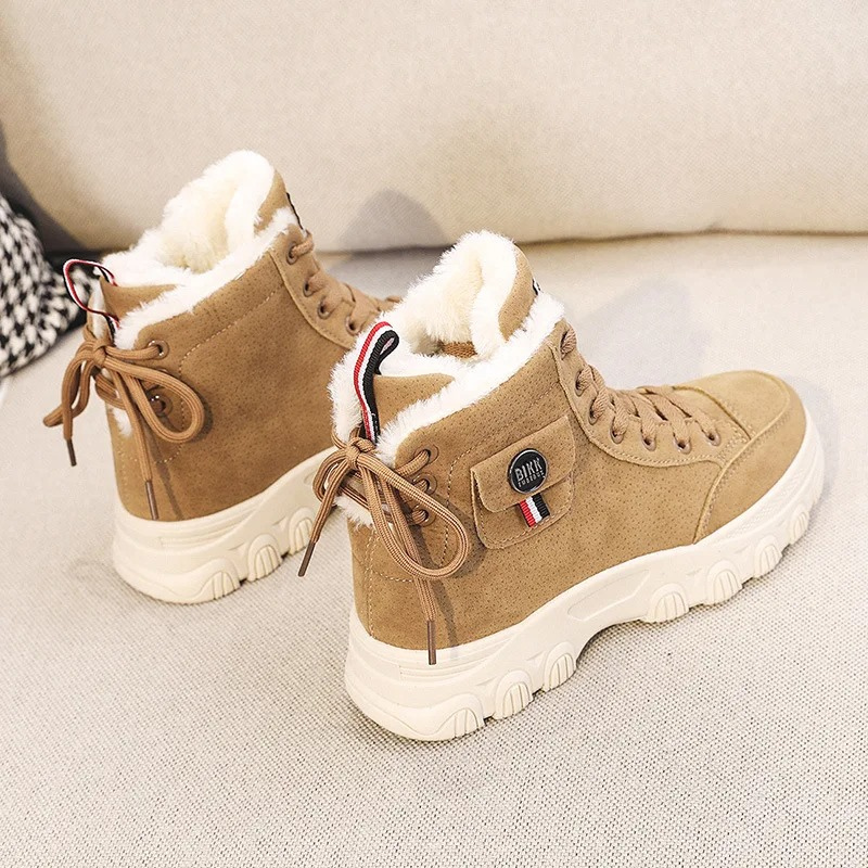 Camille - Chaussures hautes simples d'hiver pour dames