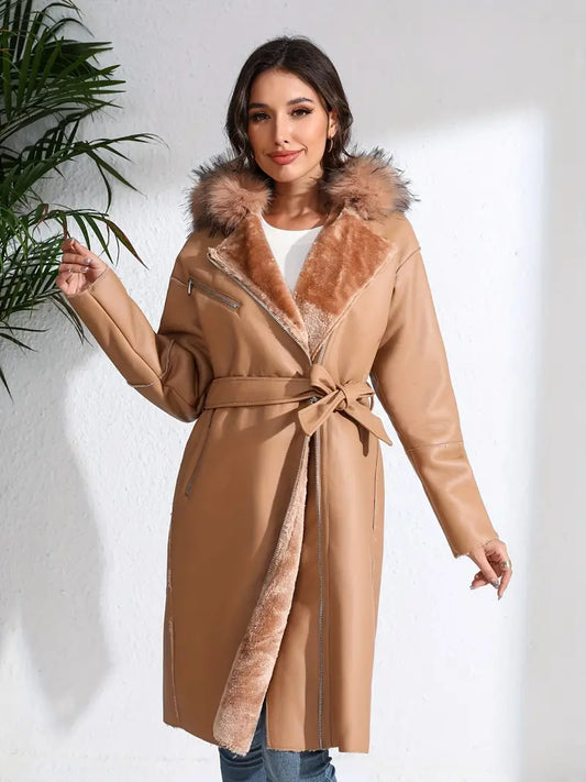 Manteau d'hiver en fourrure élégant - Verity