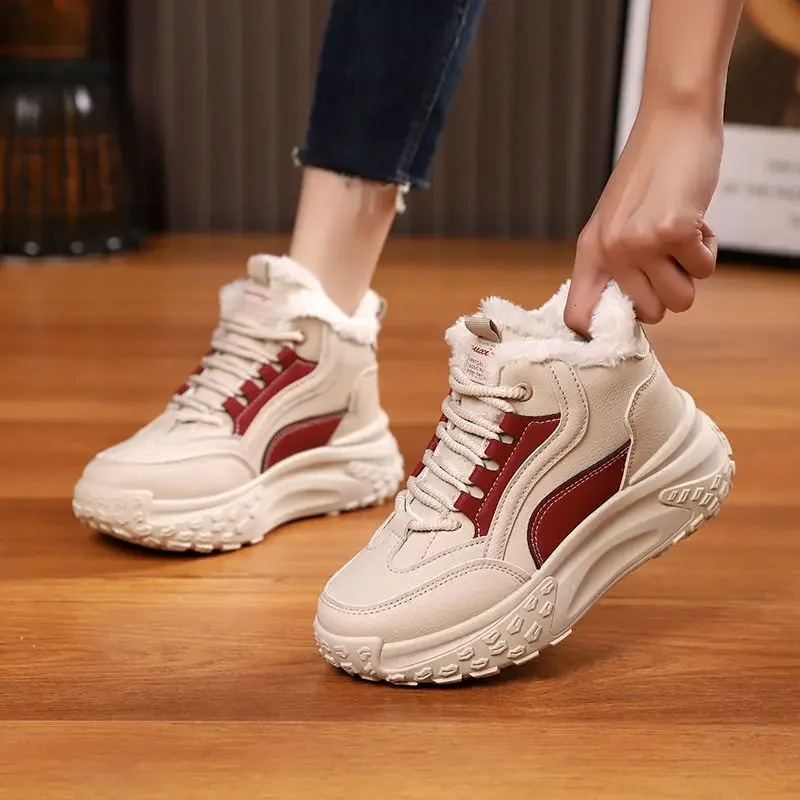 Eva - Chaussures D'Hiver Souples À Bout Rond Pour Femmes