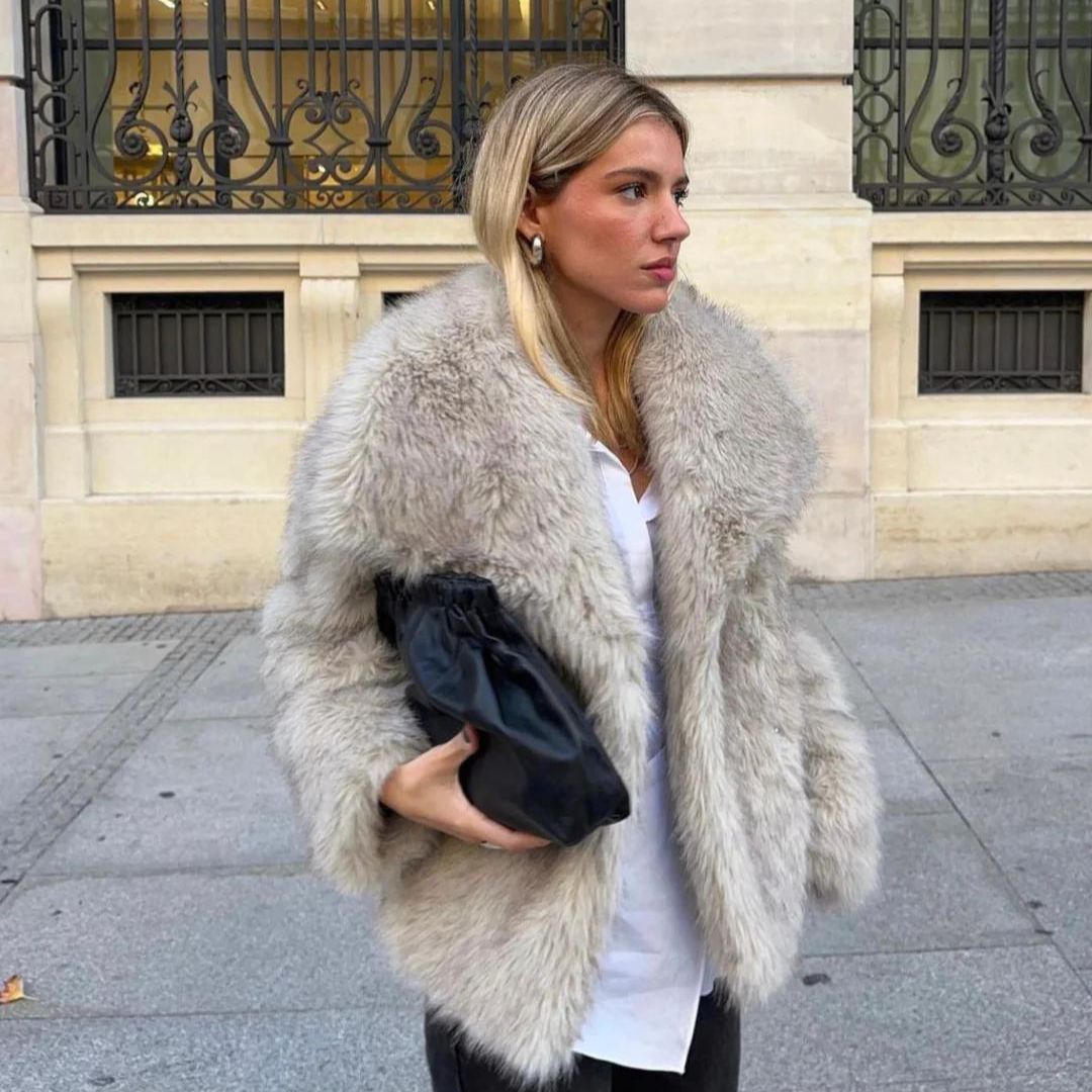 Allison - Manteau de fourrure pour femme