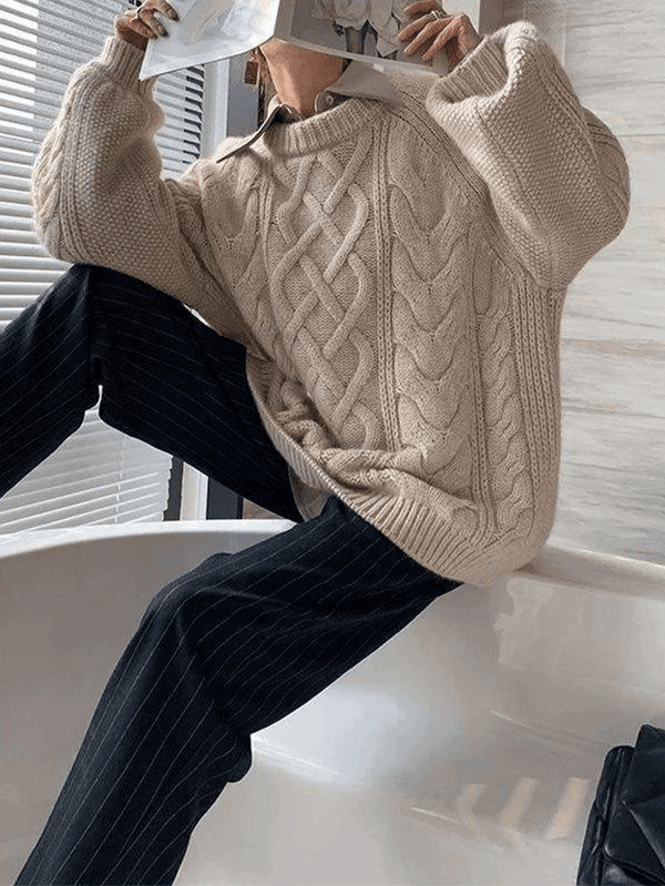 Pull en tricot douillet pour les journées froides