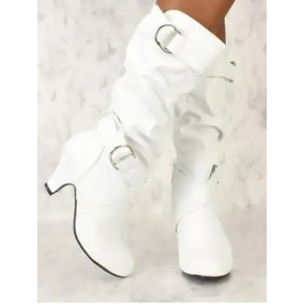 Bottes à talons mi-hauts - Phlipote