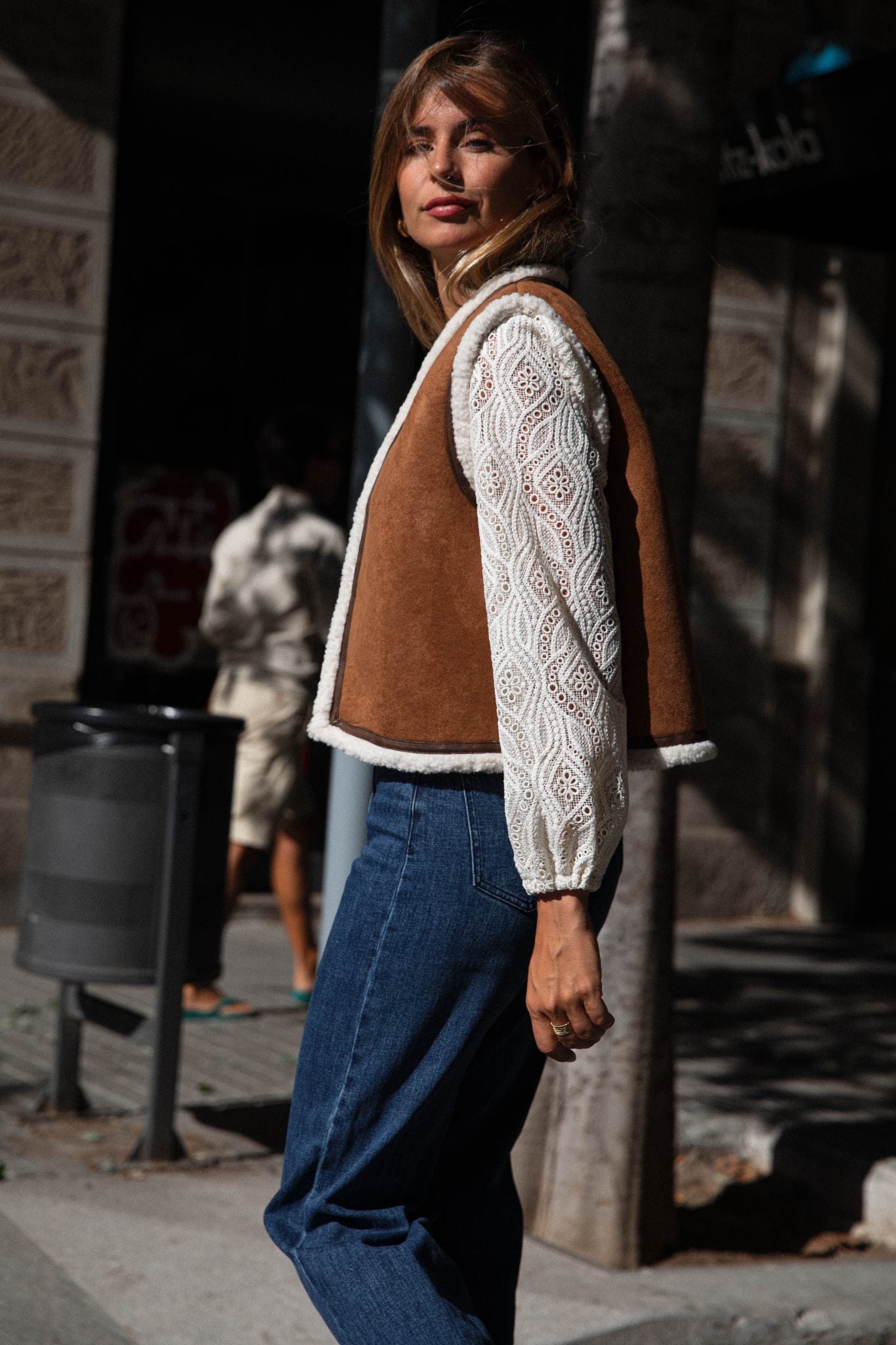 Gilet sans manches élégant pour un look polyvalent