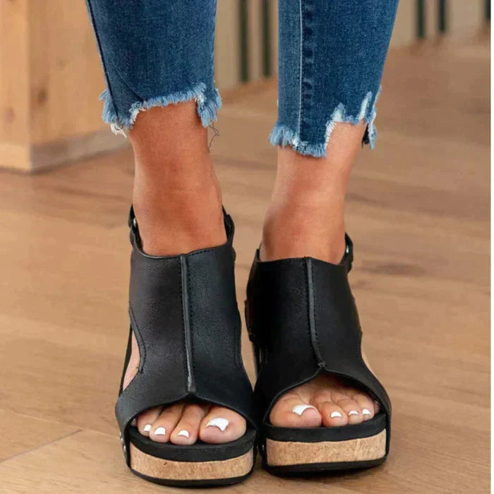 ESTHER wedge heel | En été, vous pouvez marcher en toute sécurité et sans douleur