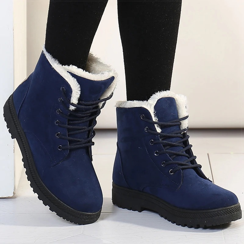 Esmee - Chaussures D'Hiver À Semelle Haute En Fourrure Pour Dames