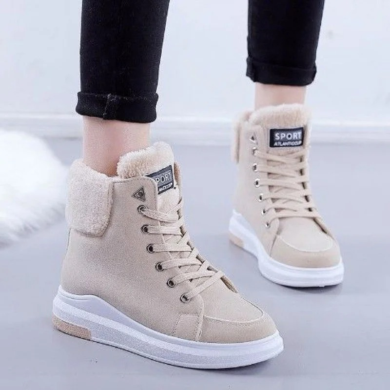 Émilie - Chaussures d'hiver antidérapantes de style sportif pour dames