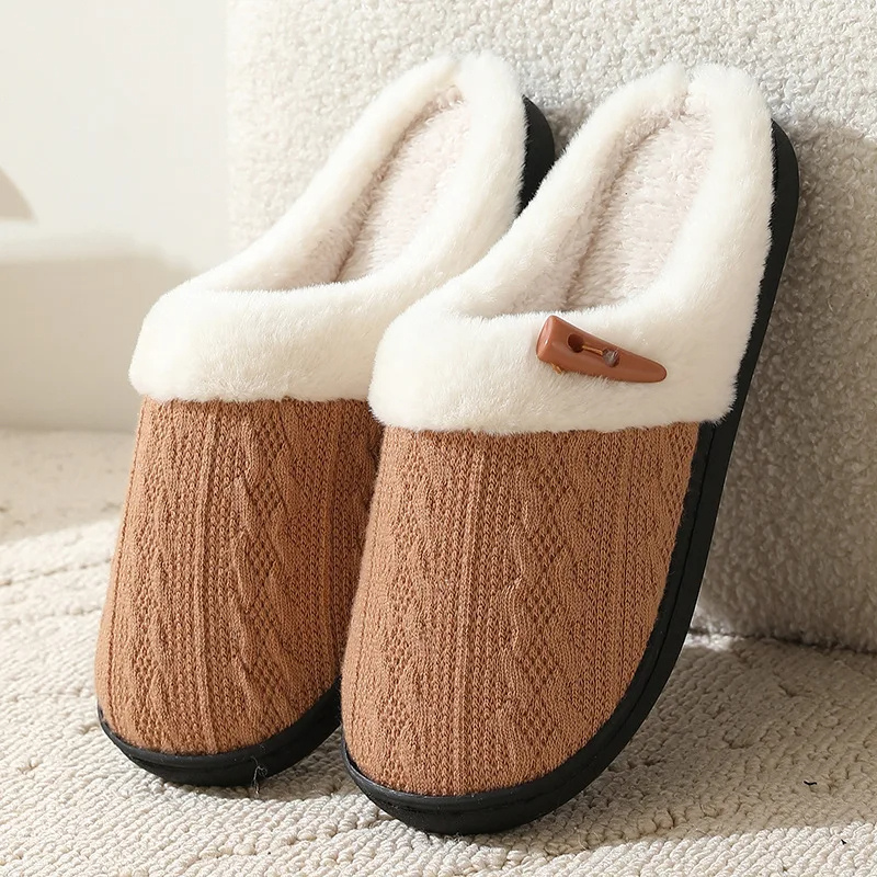 Chaussons plats en fausse fourrure - Gwenaelle