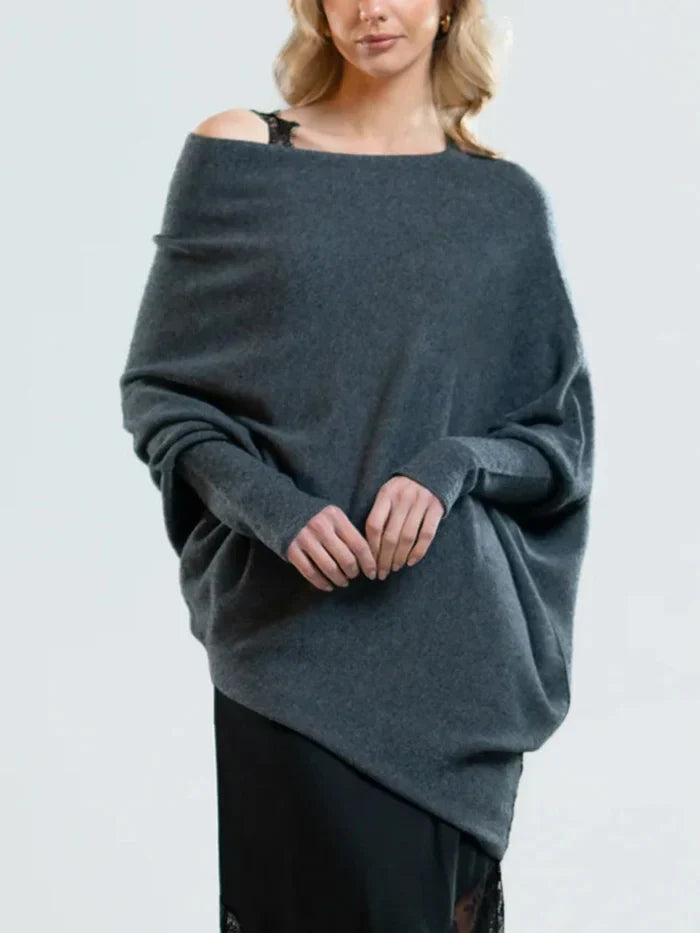 Elise - Pull Drapé Asymétrique pour Femmes
