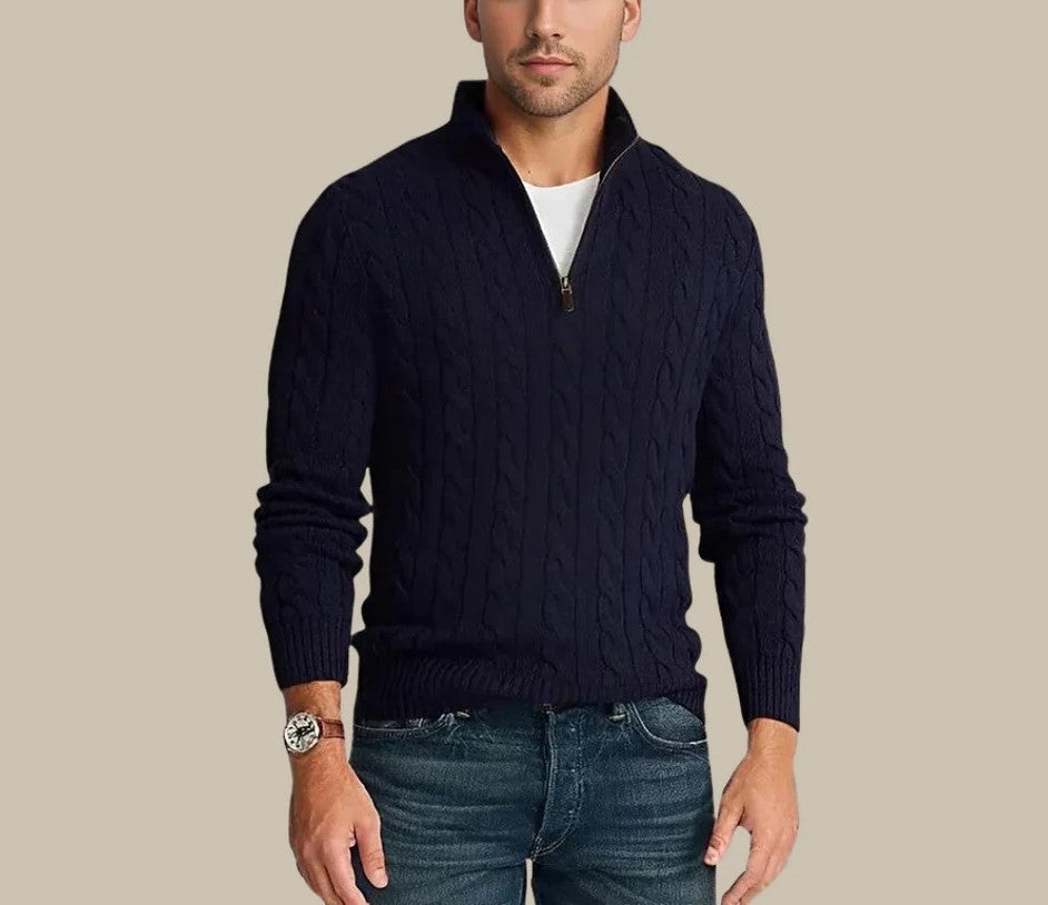 Pull zippé pour homme - Konstantin