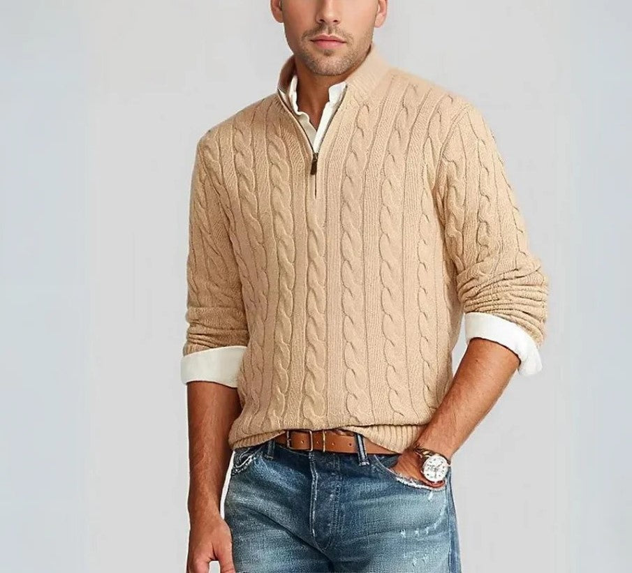 Pull zippé pour homme - Konstantin