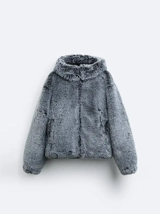 PeloDolce - Manteau d'hiver unisexe Teddy